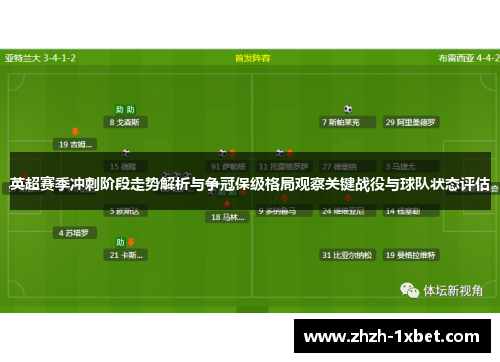 英超赛季冲刺阶段走势解析与争冠保级格局观察关键战役与球队状态评估